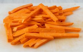 Fried sweet potatoes big stick